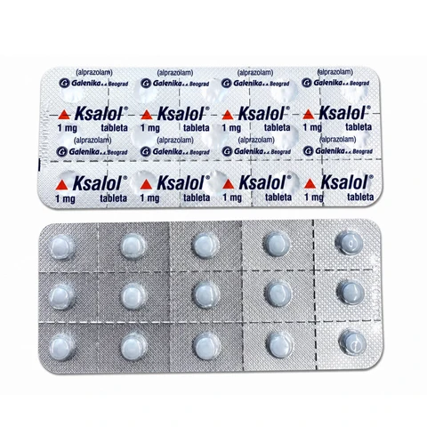 Alprazolam 1mg (Ksalol) - Anxiety & Panic Disorder Medication
